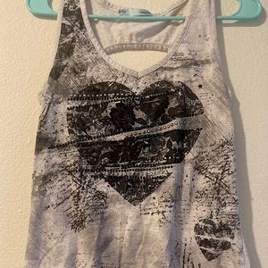 Grunge Rhinestone Tank